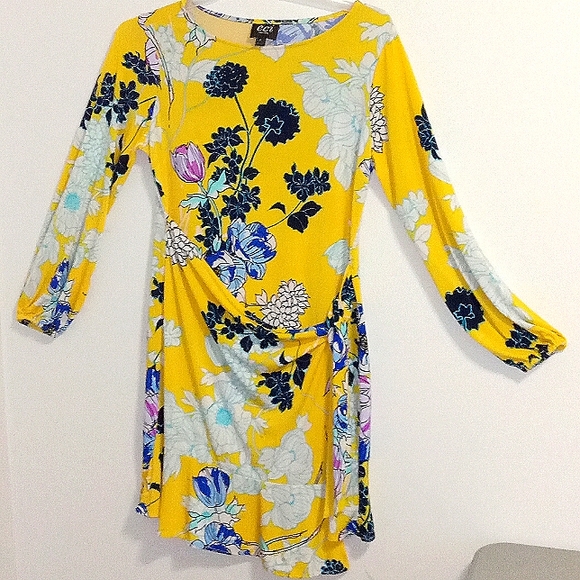 Women's dress, ECI, large, multicolored, - Picture 1 of 5